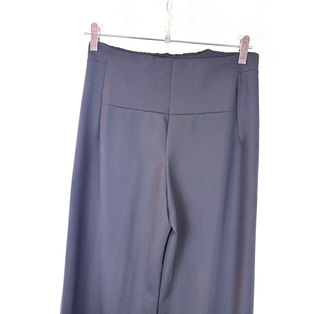 Carbon38 Classic Wide-Leg Trousers In Black Medium - Picture 9 of 13